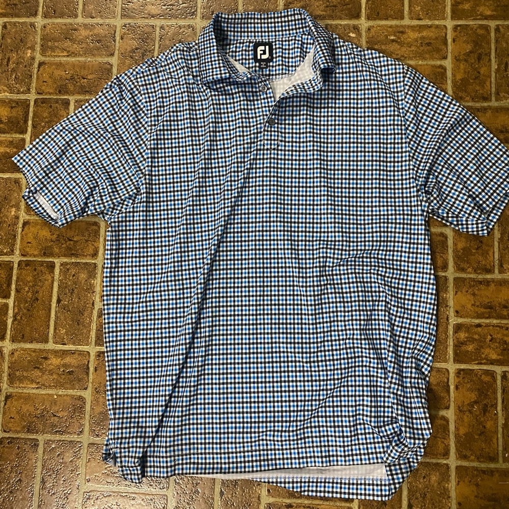 Footjoy Plaid Golf Polo